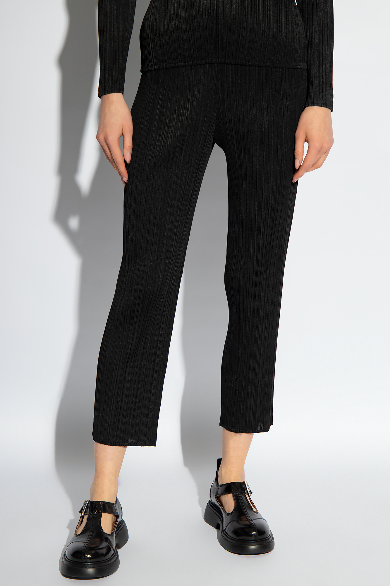 Black Pleated trousers Issey Miyake Pleats Please - Vitkac Canada